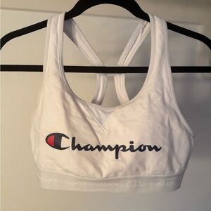 Champion White Sports Bra Size Large